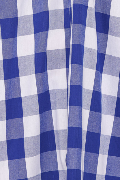 Mini vestido Jorah - Plaid azul